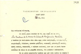 [Carta] 1944 ago. 12, Saint Louis, Missouri, [EE.UU.] [a] Gabriela Mistral