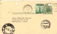 [Carta] 1944 jul. 11, Río de Janeiro [a] Gabriela Mistral, Río de Janeiro
