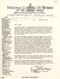 [Carta] 1946 mar. 15, New York, EE.UU. [a] [Gabriela Mistral]