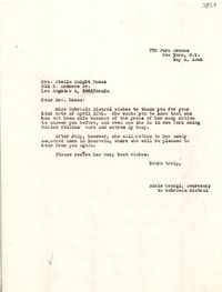 [Carta] 1946 mayo 4, New York [a] Stella Knight Ruess, Los Ángeles, California