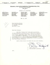 [Carta] 1946 mayo 13, N. York [a] Gabriela Mistral, N. York