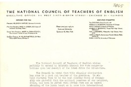 [Carta] [1945], N. York [a] Gabriela Mistral