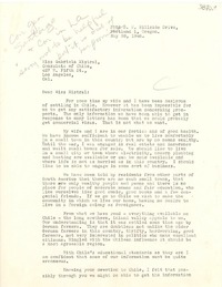 [Carta] 1946 mayo 28, Portland, Oregon [a] Gabriela Mistral, Los Ángeles, California