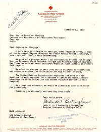 [Carta] 1946 nov. 13, New Jersey, [EE.UU.] [a] Lucila Godoy de [sic] Alcayaga, Santiago, Chile