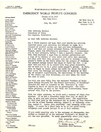 [Carta] 1947 jul. 19, N. York [a] Gabriela Mistral, Los Angeles, California