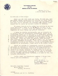 [Carta] 1949 jul. 11, México, D. F. [a] Gabriela Mistral, Jalapa, Veracruz