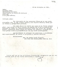 [Carta] 1951 dic. 13, Nueva York, [E.E.U.U.] [a] González Vera, Santiago, Chile