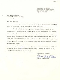 [Carta] 1951 sept. 6, Chapel Hill, Carolina del Norte [a] Gabriela Mistral, Génova, Italia