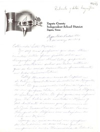 [Carta] 1953 mar. 18, [Zapata, Texas] [a] [Gabriela Mistral]