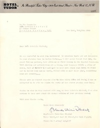 [Carta] 1956 feb. 26, New York [a] Gabriela Mistral, Roslyn Harbor, New York