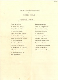 [Carta] 1938 ene. 16, Montevideo, [Uruguay] [a] Gabriela Mistral