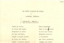 [Carta] 1938 ene. 16, Montevideo, [Uruguay] [a] Gabriela Mistral