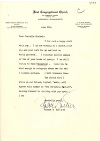 [Carta] 1956 jun. 20, Shrewsbury, Massachusetts [a] Gabriela Mistral