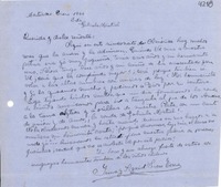 [Carta] 1944 ene., Montevideo [a] Gabriela Mistral
