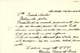 [Carta] 1948 dic. 11, Montevideo [a] Gabriela Mistral