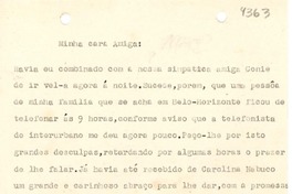 [Tarjeta] [1942?], [Brasil] [a] [Gabriela Mistral]