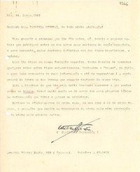 [Carta] 1942 mar. 24, Río de Janeiro [a] Gabriela Mistral