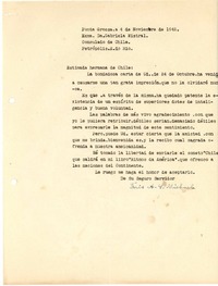 [Carta] 1942 nov. 4, Ponta Grossa, [Brasil] [a] Gabriela Mistral, Petrópolis
