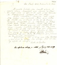 [Carta] 1943 dic. 24, São Paulo [a] Gabriela Mistral