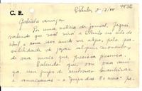 [Tarjeta] 1944 mar., S. Paulo, [Brasil] [a] Gabriela Mistral