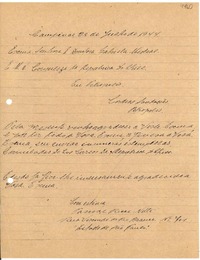 [Carta] 1944 jul. 28, Campinas, [Brasil] [a] Gabriela Mistral, Petrópolis