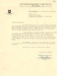[Carta] 1944 sept. 14, Río de Janeiro, [Brasil] [a] Gabriela Mistral, Petrópolis