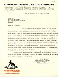 [Carta] 1944 jul. 20, Río de Janeiro [a] Raúl Juliet Gómez, Río de Janeiro