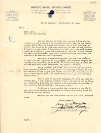 [Carta] 1944 nov. 7, Río de Janeiro, Brasil [a] Gabriela Mistral