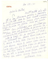 [Carta] 1944 nov. 29, Río de Janeiro [a] Gabriela Mistral