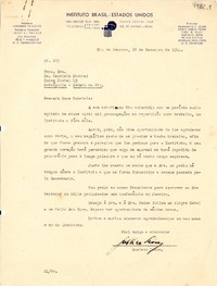 [Carta] 1944 dic. 18, Río de Janeiro, Brasil [a] Gabriela Mistral, Petrópolis, Estado de Río