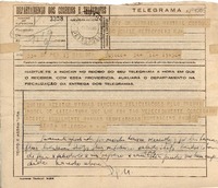 [Telegrama] 1945 nov. 17, Petrópolis, Brasil [a] Gabriela Mistral