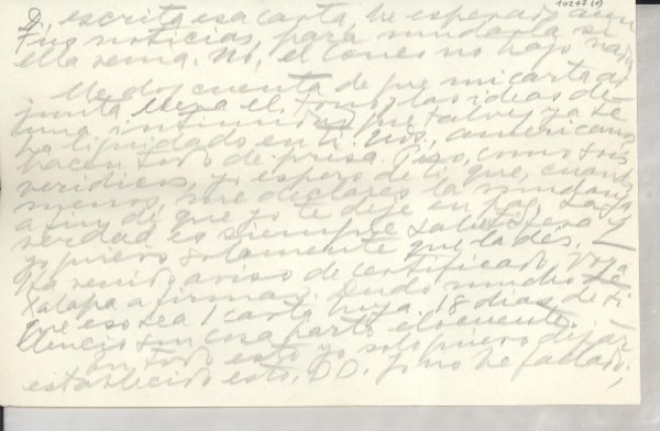[Carta] 1950 jun. 21, Jalapa, Veracruz, [México] [a] Doris Dana, New York, [EE.UU.]