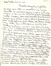 [Carta] 1946 ago. 24, New York [a] Gabriela [Mistral]
