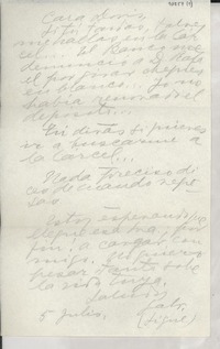 [Carta] 1950 jul. 5, Jalapa, Veracruz, México [a] Doris Dana, New York