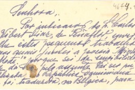 [Carta] 1955 sept. 28, [Brasil] [a] [Gabriela Mistral]