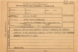 [Tarjeta] 1954 sept. 8, Polpaico, [Chile] [a] Gabriela Mistral