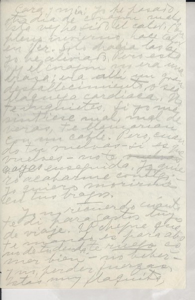 [Carta] 1949 dic. 5, Veracruz, México [a] Doris Dana, New York, Estados Unidos