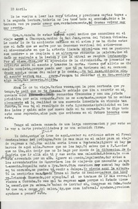 [Carta] 1949 abr. 18, Veracruz, México [a] Doris Dana, New York