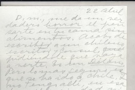 [Carta] 1949 abr. 23, Veracruz, México [a] Doris Dana, New York