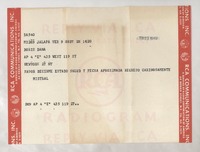 [Telegrama] 1949 abr. 9, Veracruz, México [a] Doris Dana, New York
