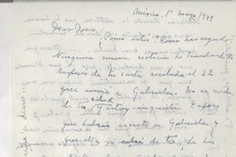 [Carta] 1949 mayo 2, México D. F. [a] Doris Dana, New York