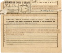 [Telegrama] 1943 sept. 8, Rio DF, [Brasil] [a] Gabriela Mistral, Petropolis, RJ, [Brasil]