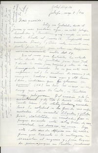 [Carta] 1949 mayo 8, México [a] Doris Dana, New York