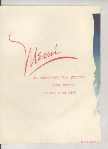 [Carta] 1948 oct. 14, México [a] Doris Dana