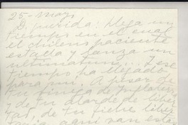 [Carta] 1949 mayo 25, Veracruz, México [a] Doris Dana, Nueva York, Estados Unidos
