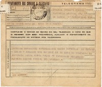 [Telegrama] 1943 sept. 8, B Horizonte, [Brasil] [a] Gabriela Mistral, Petrópolis, RJ, [Brasil]