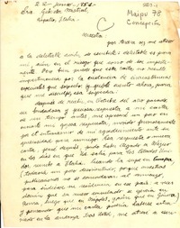 [Carta] 1951 jun. 22, Concepción, Chile [a] Gabriela Mistral, Rapallo, Italia