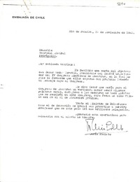 [Carta] 1943 nov. 27, Rio de Janeiro, [Brasil] [a] Gabriela Mistral, Petrópolis