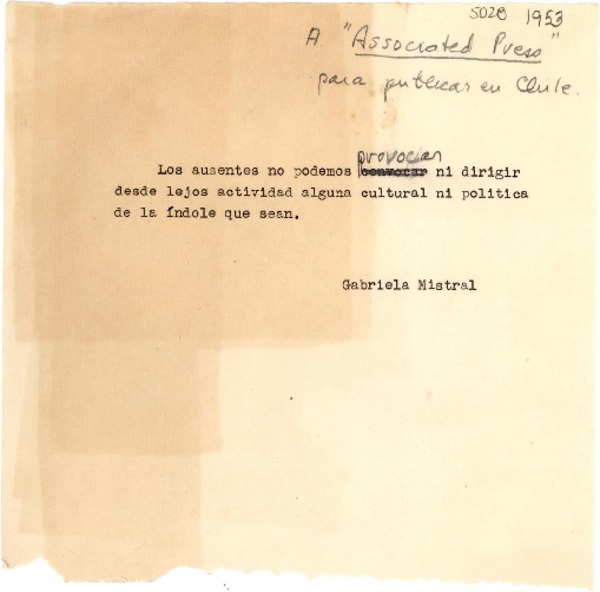 [Carta] 1953 [a] Associated Press