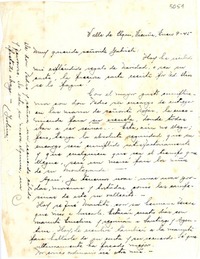 [Carta] 1945 ene. 9, Valle del Elqui, Vicuña, [Chile] [a] Gabriela [Mistral]